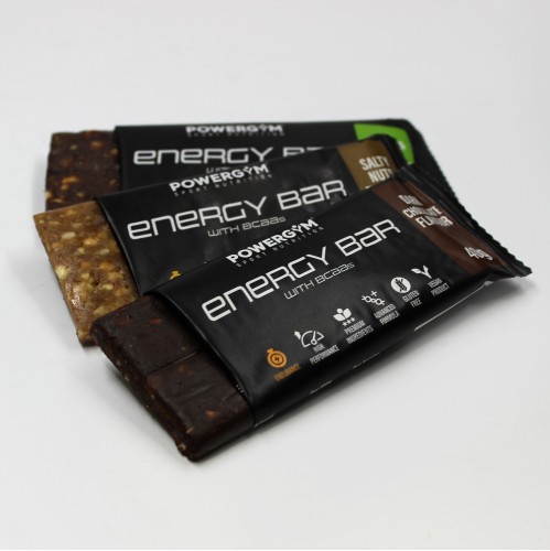 ENERGY BAR · Energy · BCAA's · Endurance · POWERGYM