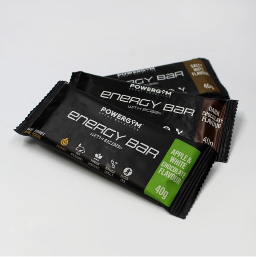 ENERGY BAR · Energy · BCAA's · Endurance · POWERGYM