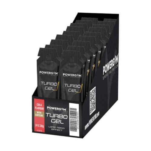 TURBOGEL · Mejora el rendimiento · Efecto refrescante · POWERGYM