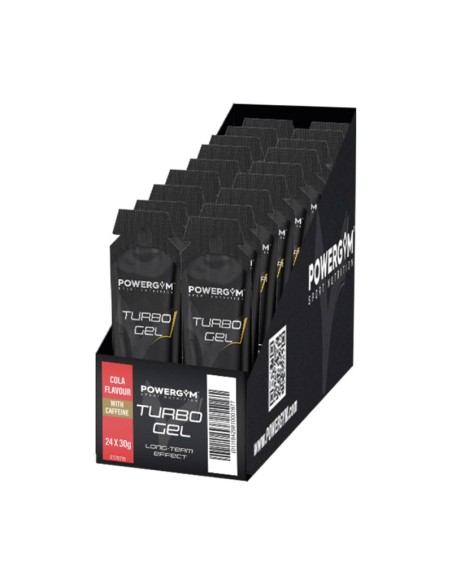 TURBOGEL · Mejora el rendimiento · Efecto refrescante · POWERGYM