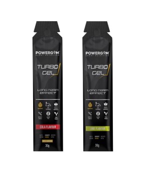 TURBOGEL · Mejora el rendimiento · Efecto refrescante · POWERGYM