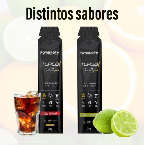 TURBOGEL · Mejora el rendimiento · Efecto refrescante · POWERGYM