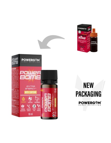 POWERBOMB · Energético concentrado · Endurance · POWERGYM