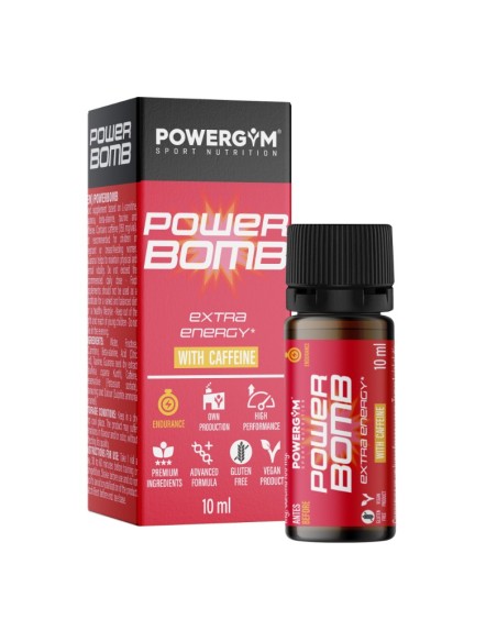 POWERBOMB · Energético concentrado · Endurance · POWERGYM