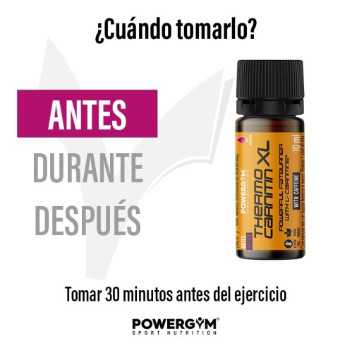 THERMOCARNITIN XL · Quemagrasas · Fat Reduction· POWERGYM