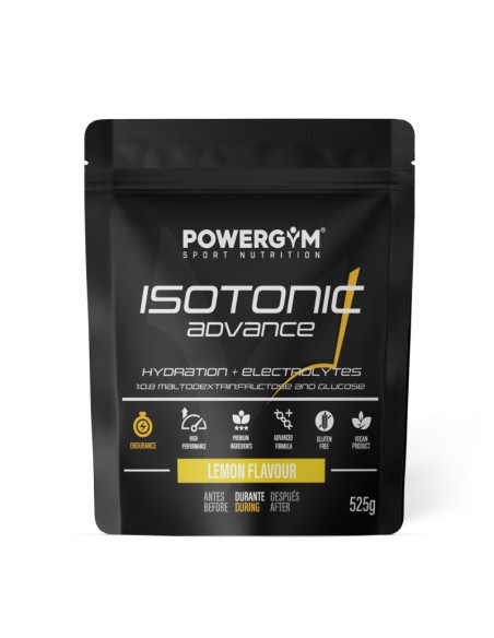 ISOTONIC · Hidratación · Carbohidratos · Endurance · POWERGYM