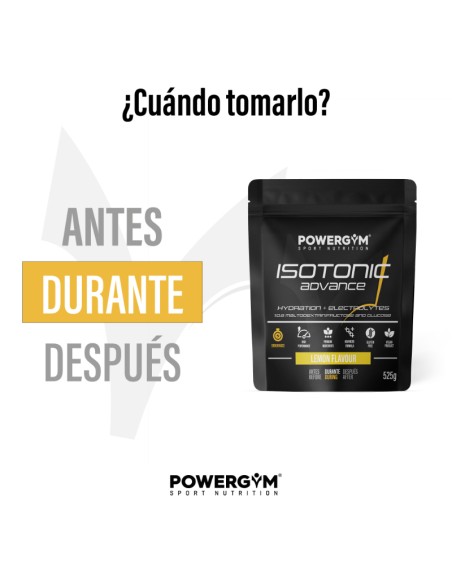 ISOTONIC · Hidratación · Carbohidratos · Endurance · POWERGYM