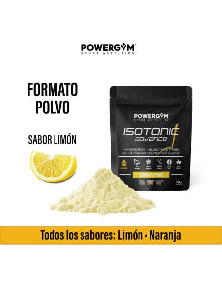 ISOTONIC · Hidratación · Carbohidratos · Endurance · POWERGYM