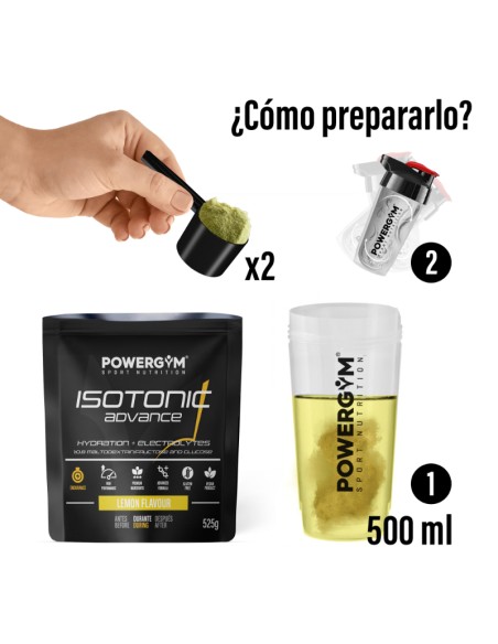 ISOTONIC · Hidratación · Carbohidratos · Endurance · POWERGYM