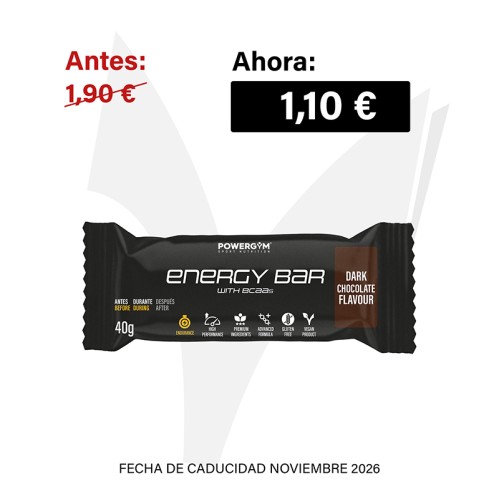 ENERGY BAR · Energy · BCAA's · Endurance · POWERGYM