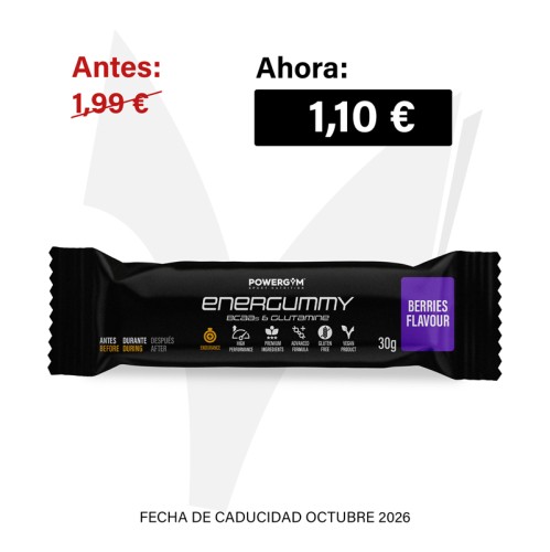 ENERGUMMY · Energía a base de carbohidratos · Endurance · POWERGYM