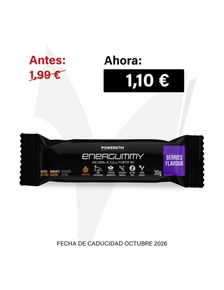 ENERGUMMY · Energía a base de carbohidratos · Endurance · POWERGYM