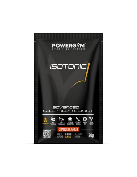ISOTONIC · Hidratación · Carbohidratos · Endurance · POWERGYM
