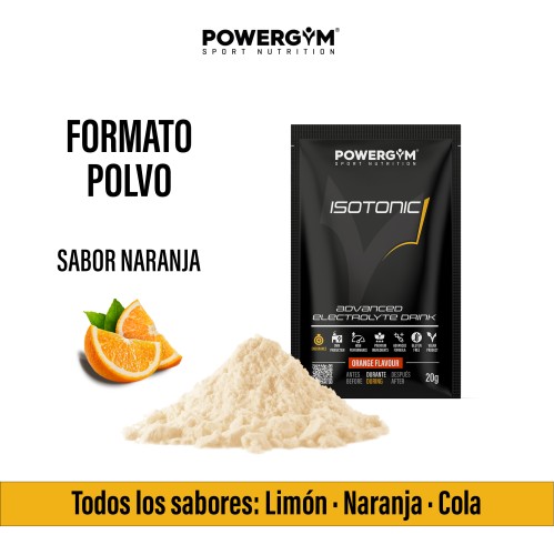 ISOTONIC · Hidratación · Carbohidratos · Endurance · POWERGYM