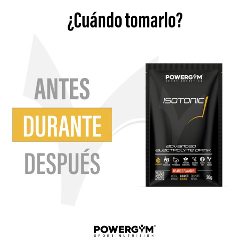 ISOTONIC · Hidratación · Carbohidratos · Endurance · POWERGYM