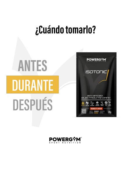ISOTONIC · Hidratación · Carbohidratos · Endurance · POWERGYM