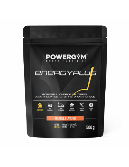 ENERGY PLUS · Carbohidratos · Endurance · POWERGYM
