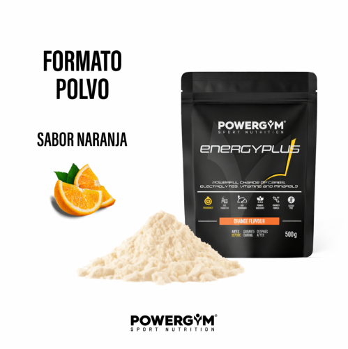 ENERGY PLUS · Carbohidratos · Endurance · POWERGYM