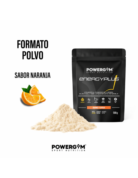 ENERGY PLUS · Carbohidratos · Endurance · POWERGYM