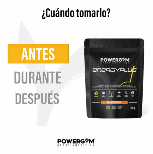 ENERGY PLUS · Carbohidratos · Endurance · POWERGYM