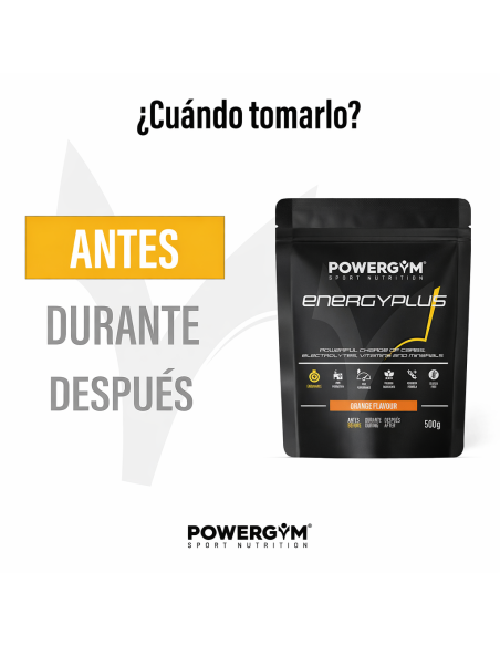 ENERGY PLUS · Carbohidratos · Endurance · POWERGYM