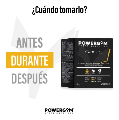 SALTS · Electrolyte balance · Endurance · POWERGYM