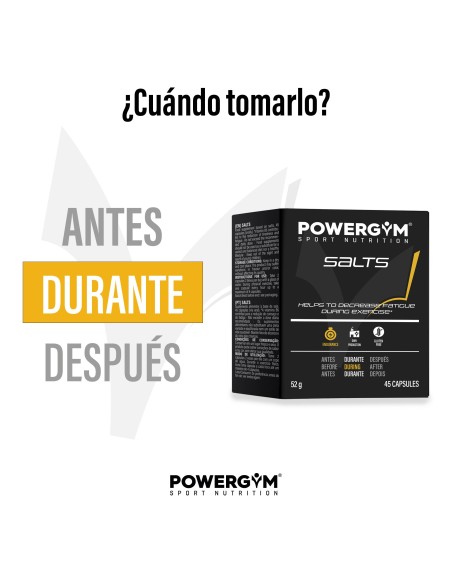 SALTS · Electrolyte balance · Endurance · POWERGYM